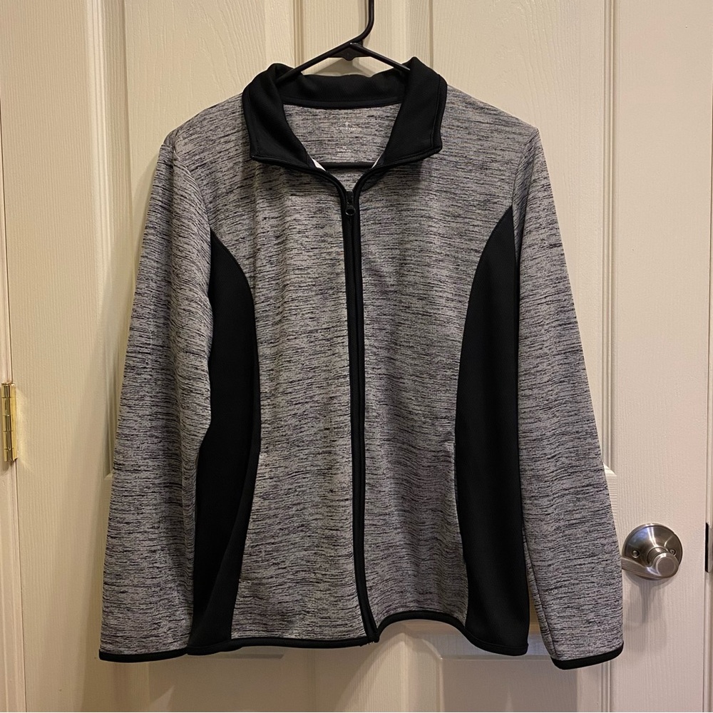PL | St. John’s Bay Women’s Activewear Quick-Dri Full Zip w Inside Pockets